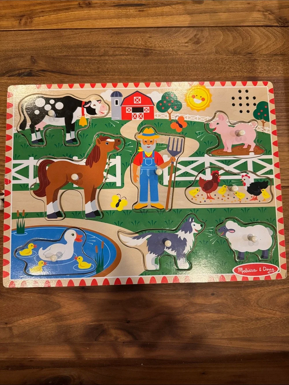 *5/$20* or *3/$15* Old MacDonald’s Farm Animals Musical Wooden Picture Puzzle